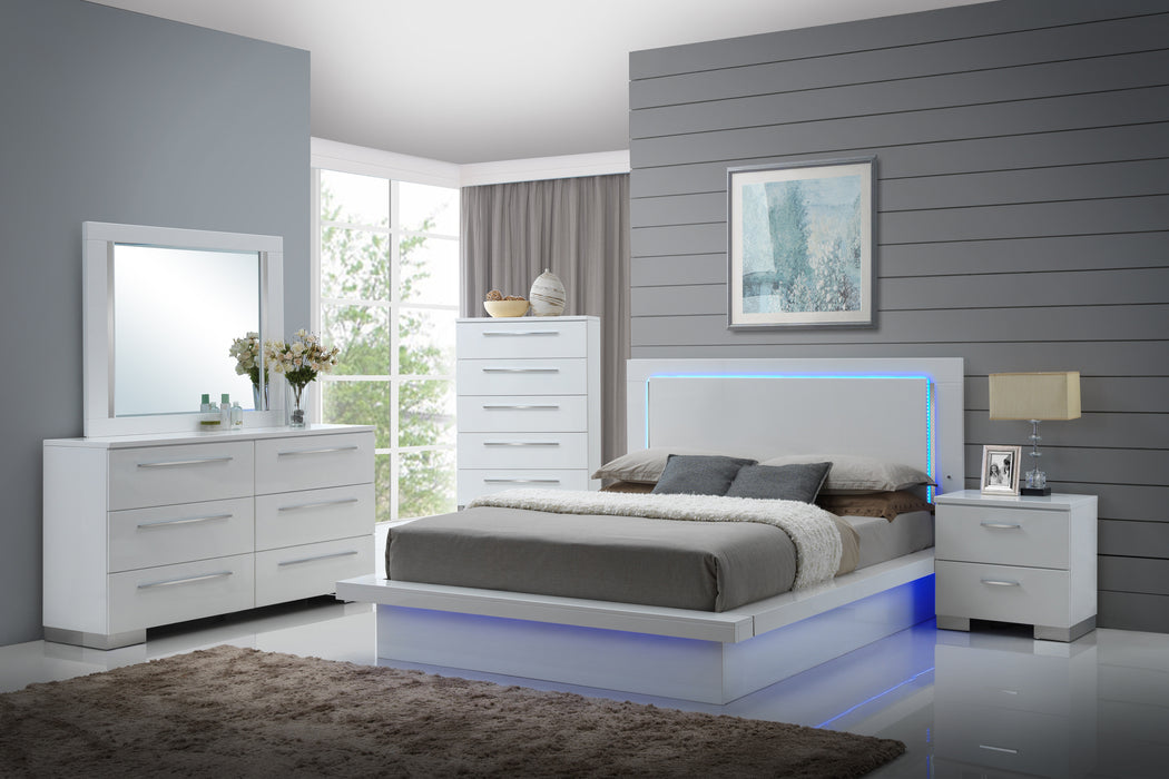 SAPPHIRE NIGHTSTAND-WHITE