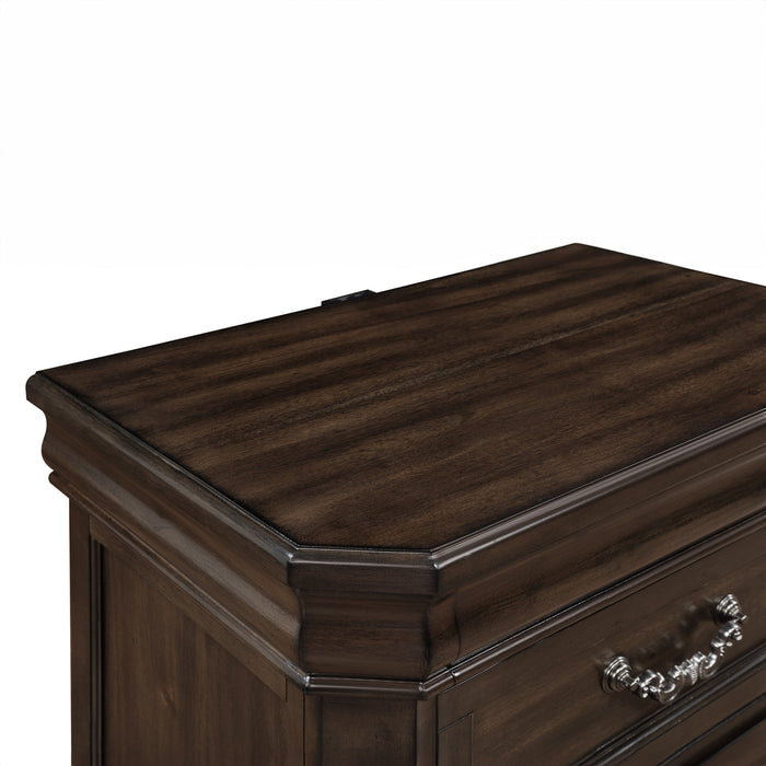 LYNDHURST NIGHTSTAND- WALNUT