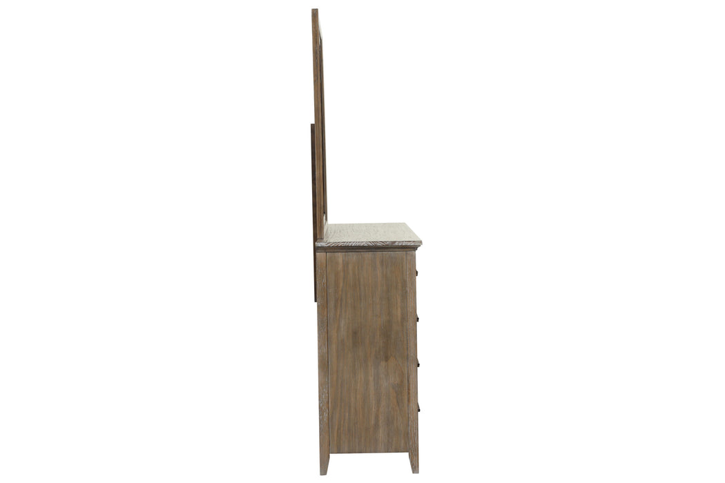 TYBEE DRESSER MIRROR-SAND