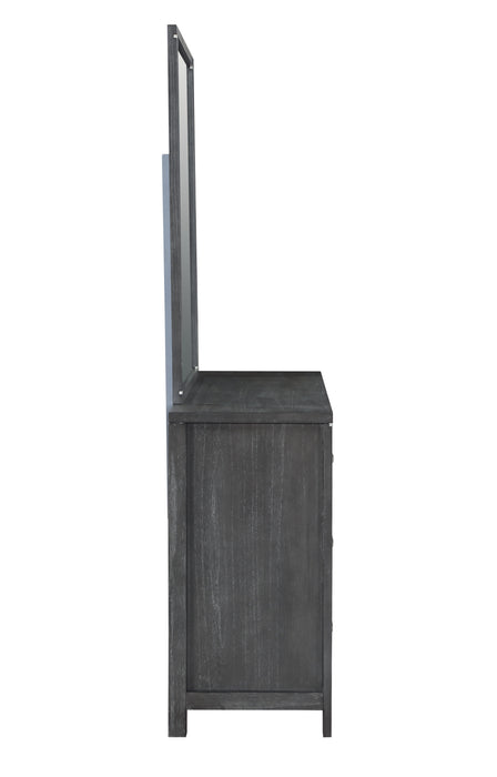ODESSA MIRROR-CHARCOAL