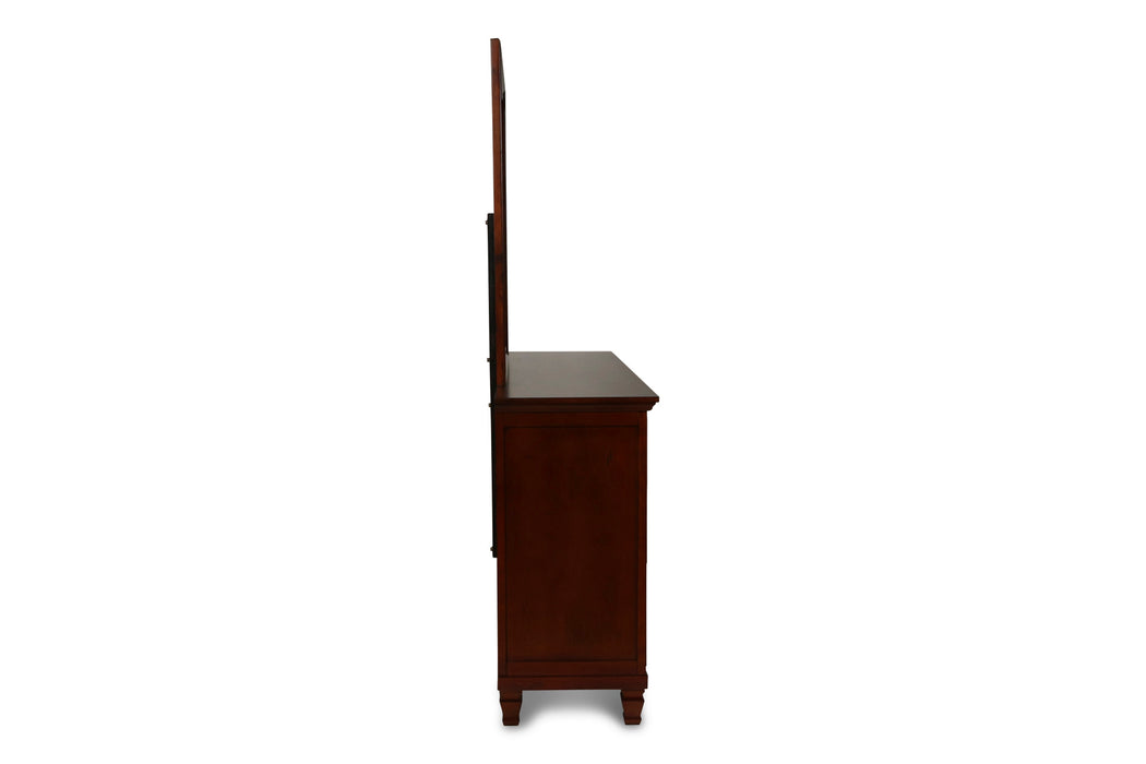 TAMARACK MIRROR- BRN CHERRY