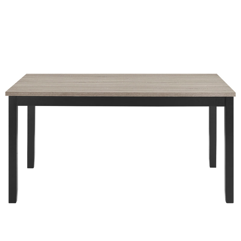 DAPHNE 5 PC NATURAL 60" DINING SET W/NATURAL CHAIRS