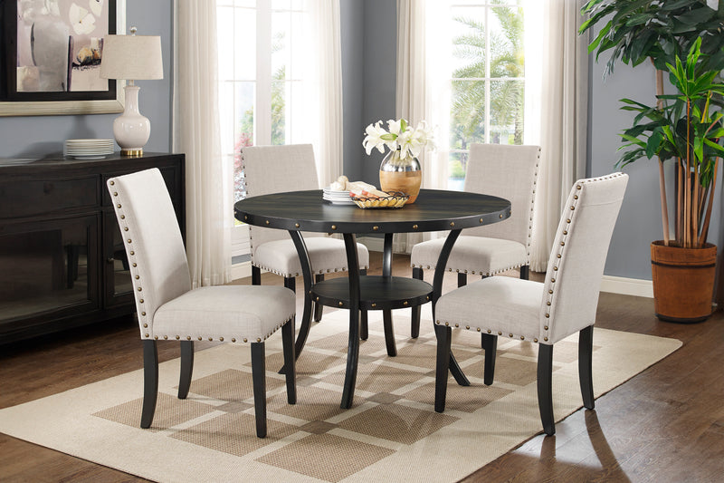 CRISPIN MARINE BLUE COUNTER CHAIR- (2/Ctn)
