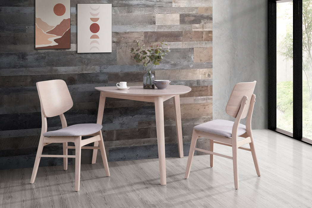 OSCAR COUNTER HEIGHT TABLE-WHITE ASH