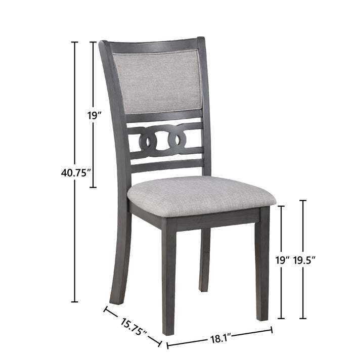 GIA DINING CHAIRS (2/CTN)-GRAY