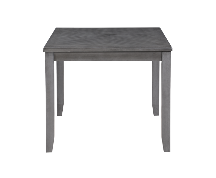 GIA 5 PC 48" RECTANGLE DINING TABLE & 4 CHAIRS-GRAY