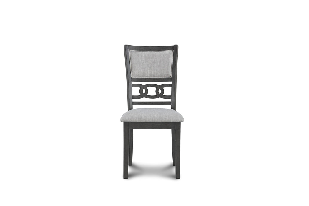 GIA 5 PC 48" RECTANGLE DINING TABLE & 4 CHAIRS-GRAY