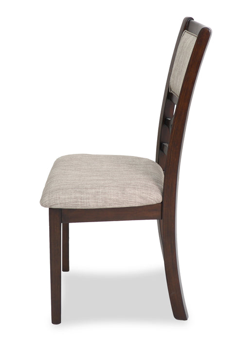 MITCHELL 5 PC DINING SET-BROWN CHERRY