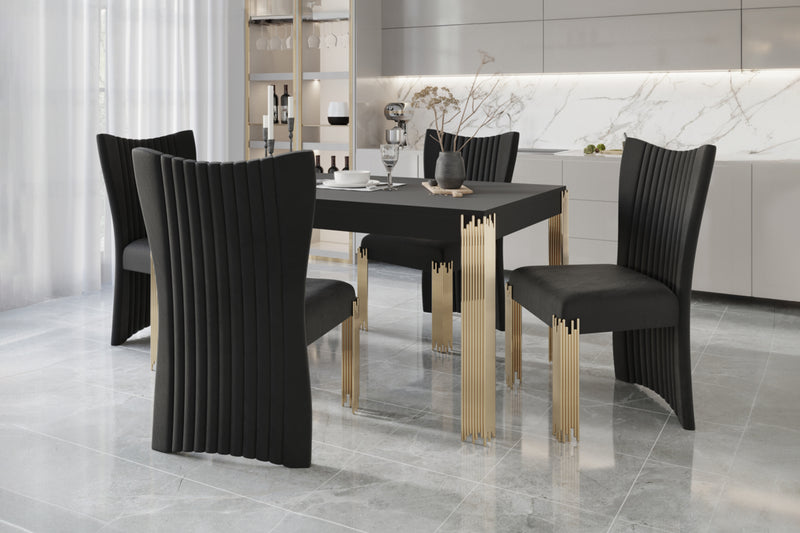 EMPIRE LADDERBACK DINING CHAIR (2 Per Carton)-BLACK