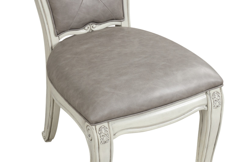 BIANELLO SIDE CHAIR-VINTAGE IVORY