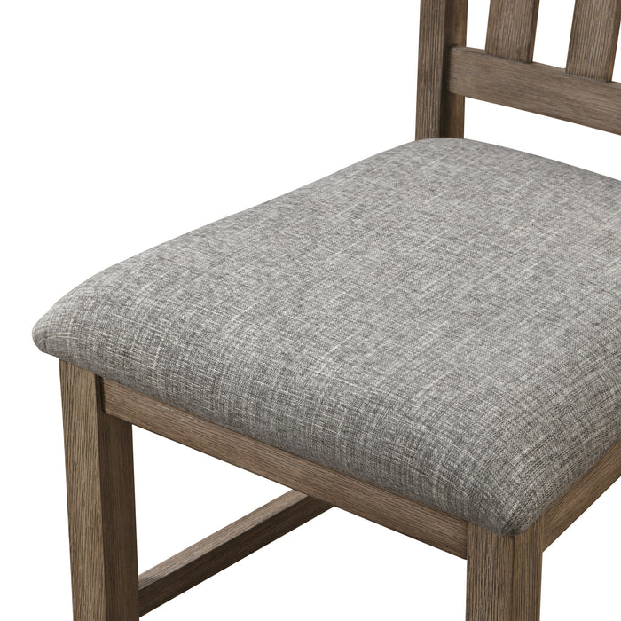 HARRISBURG DINING CHAIR (2 PER CARTON)--WALNUT