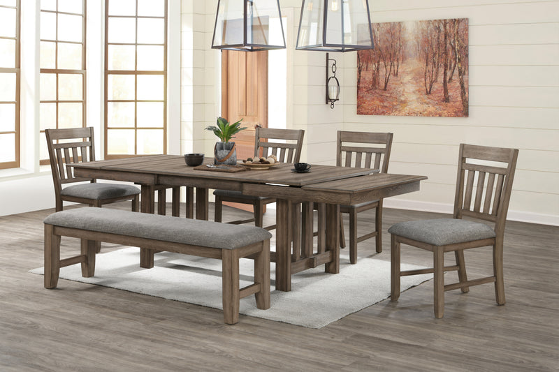 HARRISBURG DINING CHAIR (2 PER CARTON)--WALNUT