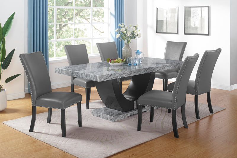 LYRA DINING TABLE TOP AND BASE BOTTOM MARBLE