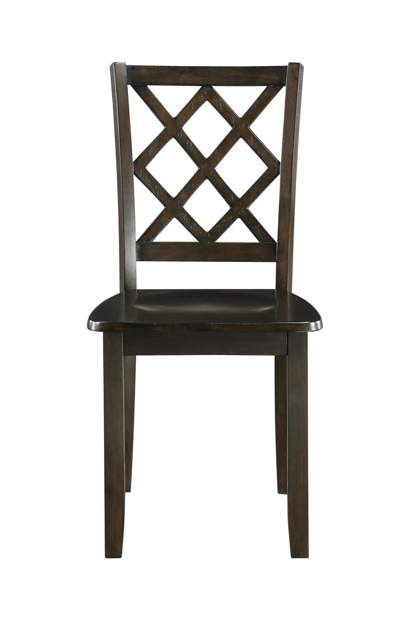 TRELLIS DINING CHAIR (2 PER CARTON)-BROWN