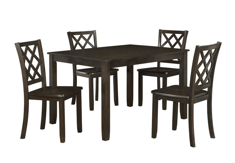 TRELLIS DINING CHAIR (2 PER CARTON)-BROWN