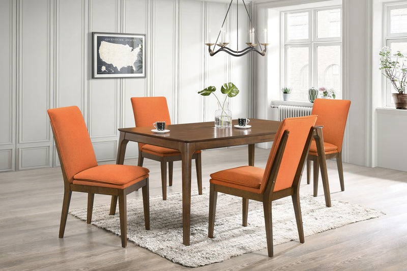 MAGGIE RECTANGE  DINING TABLE-WALNUT