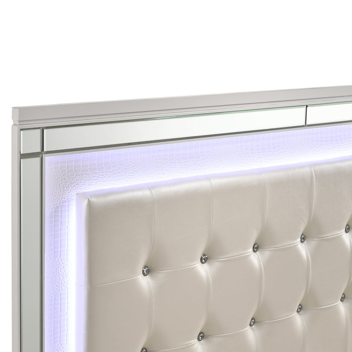 VALENTINO 3/3 TWIN BED -WHITE
