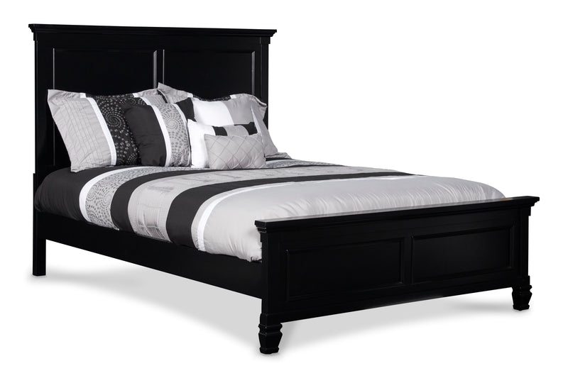 TAMARACK 4/6 FULL BED -BLACK