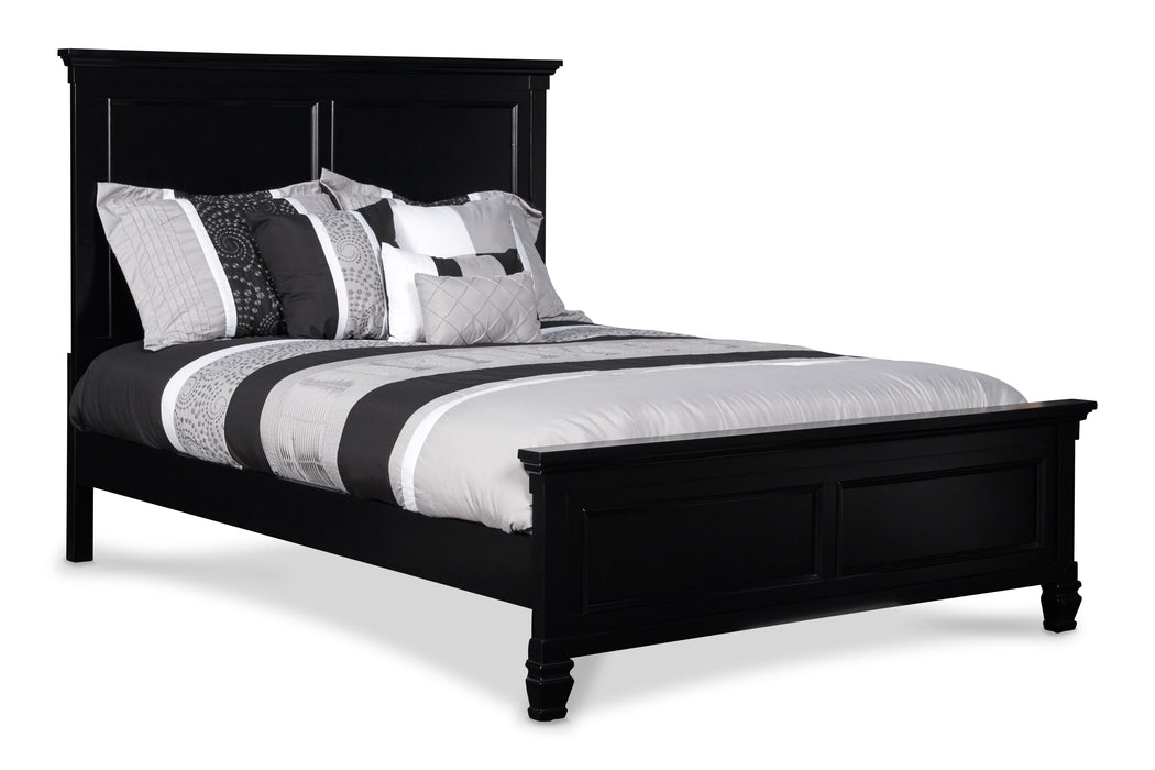 TAMARACK 4/6 FULL BED -BLACK