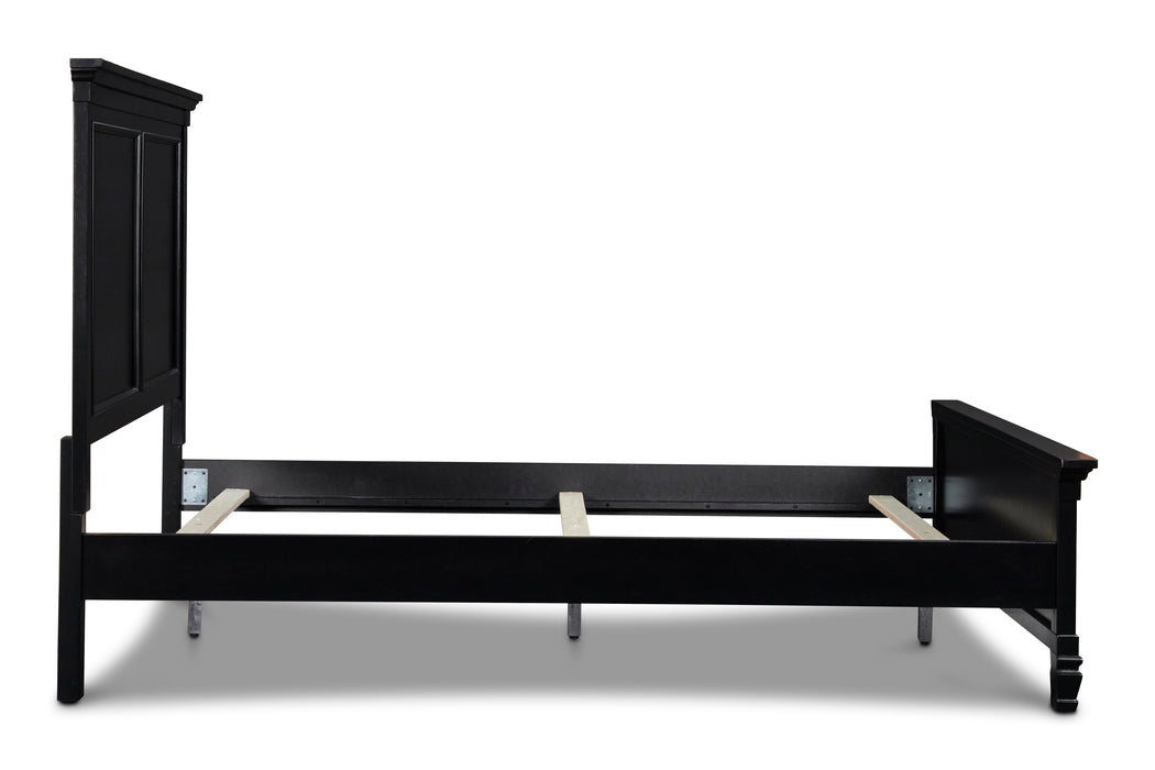 TAMARACK 4/6 FULL BED -BLACK