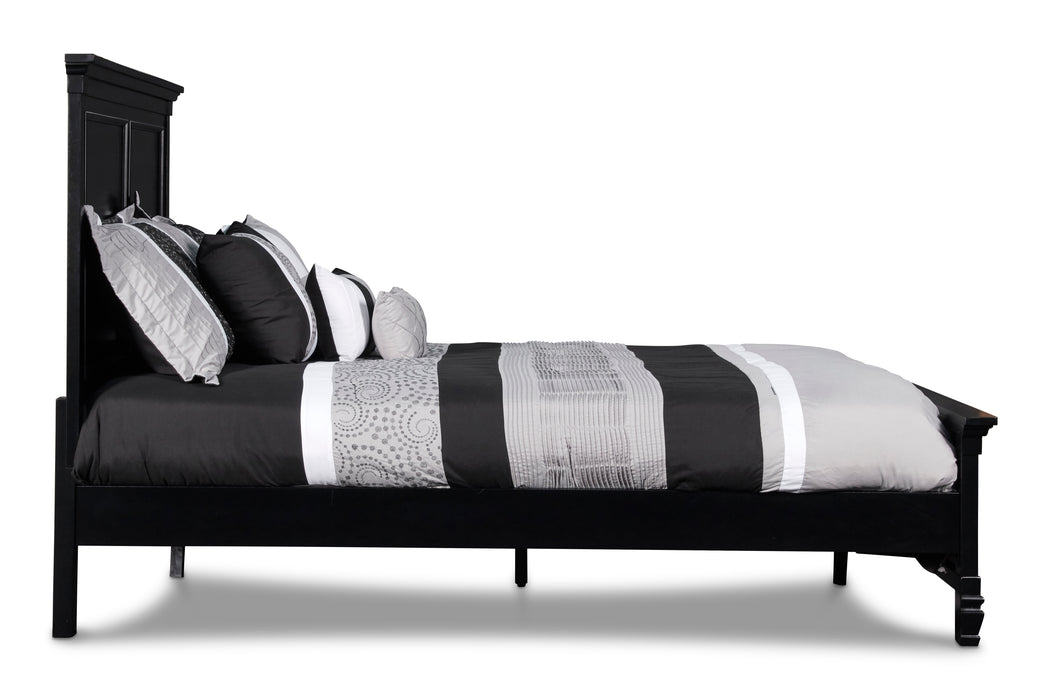TAMARACK 4/6 FULL BED -BLACK