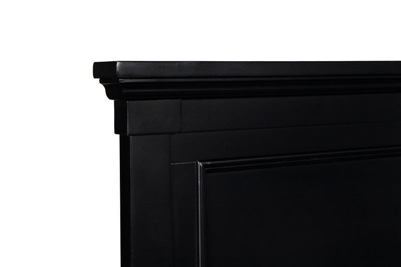 TAMARACK 4/6 FULL BED -BLACK