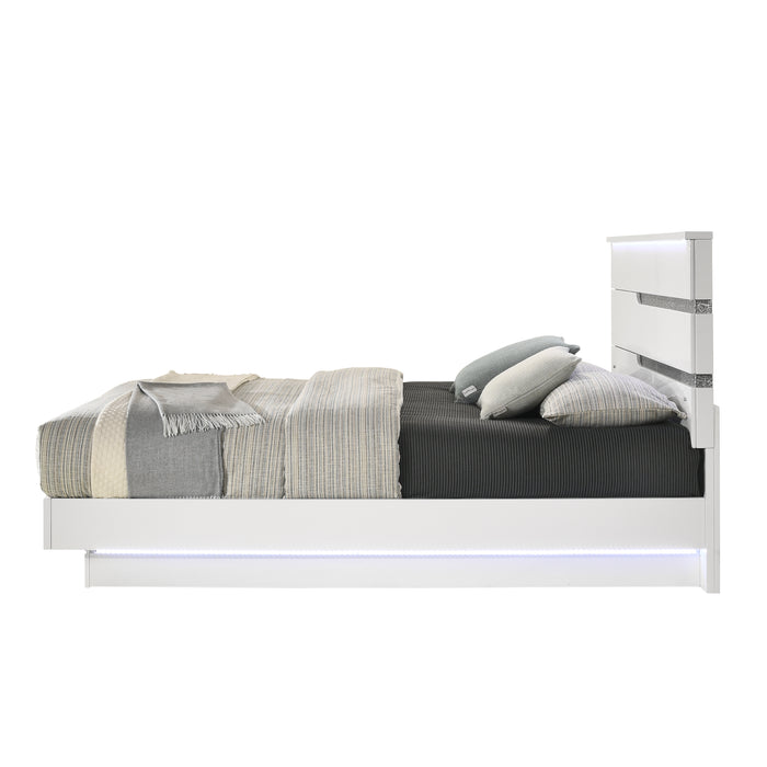 PARADOX WHITE  - 6/6 EK BED ONLY