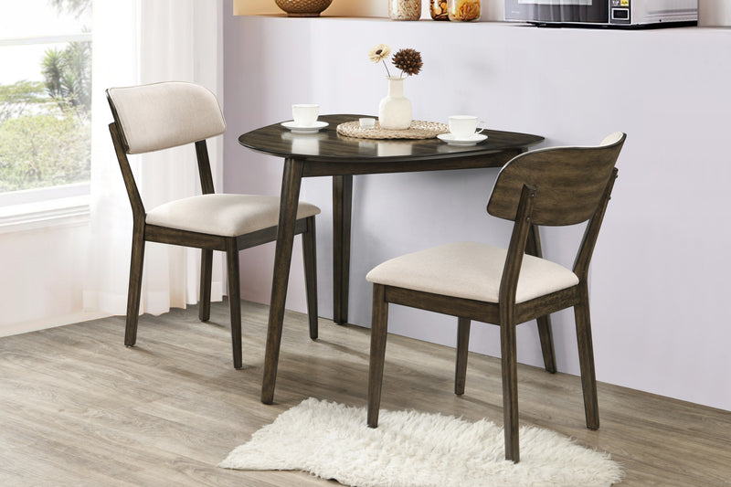 REX - GUITAR PICK CORNER TABLE W/ 2 CHAIRS