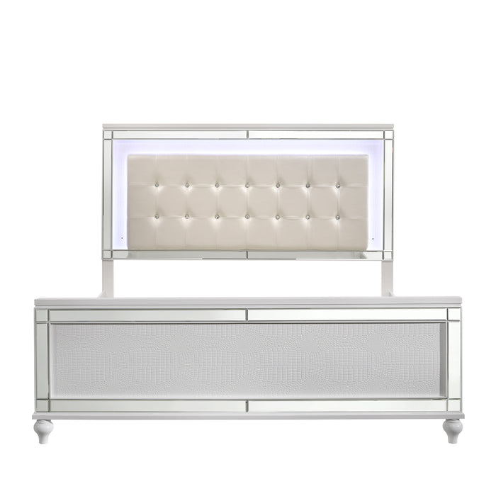 VALENTINO 6/0 WK BED - WHITE