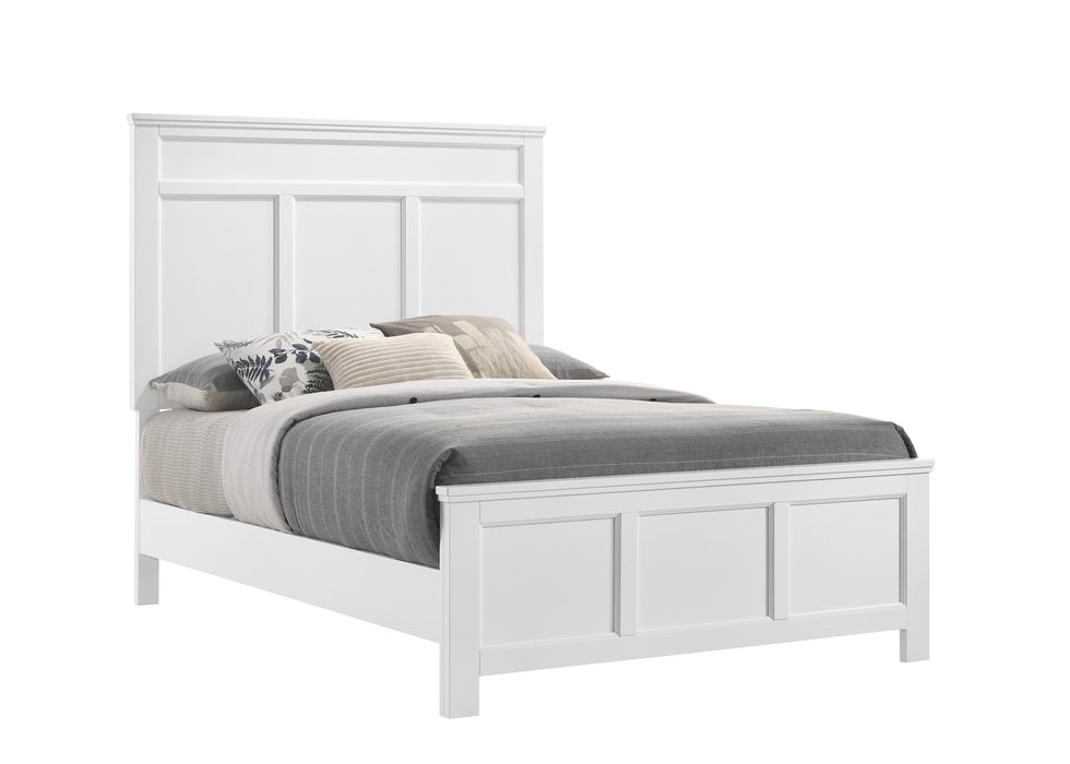 ANDOVER 3/3 TWIN BED - WHITE