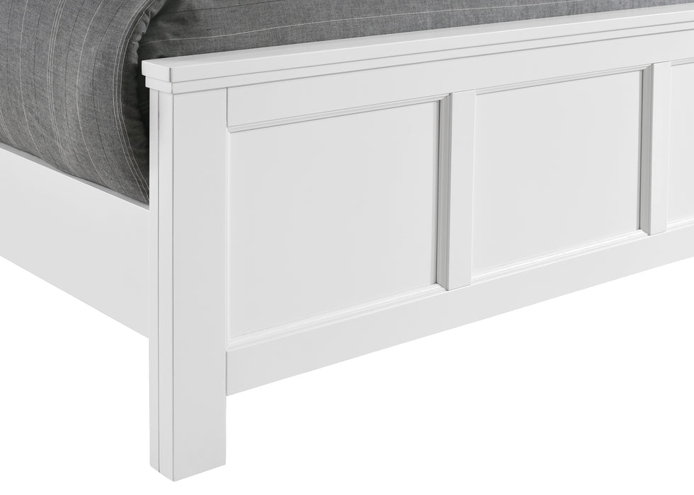 ANDOVER 3/3 TWIN BED - WHITE