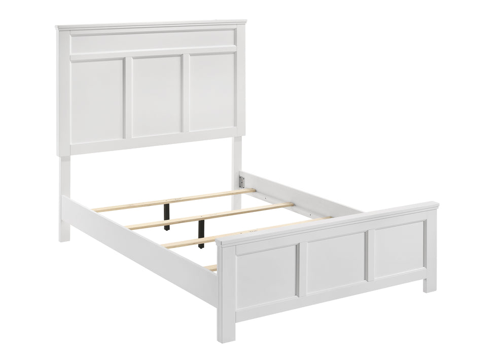 ANDOVER 4/6 FULL BED - WHITE