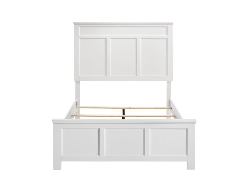ANDOVER 3/3 TWIN BED - WHITE