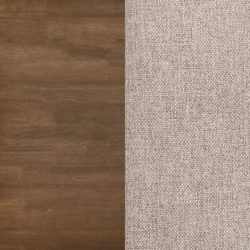 Parkridge Dining Side Chair Natural Walnut (Set of 2)