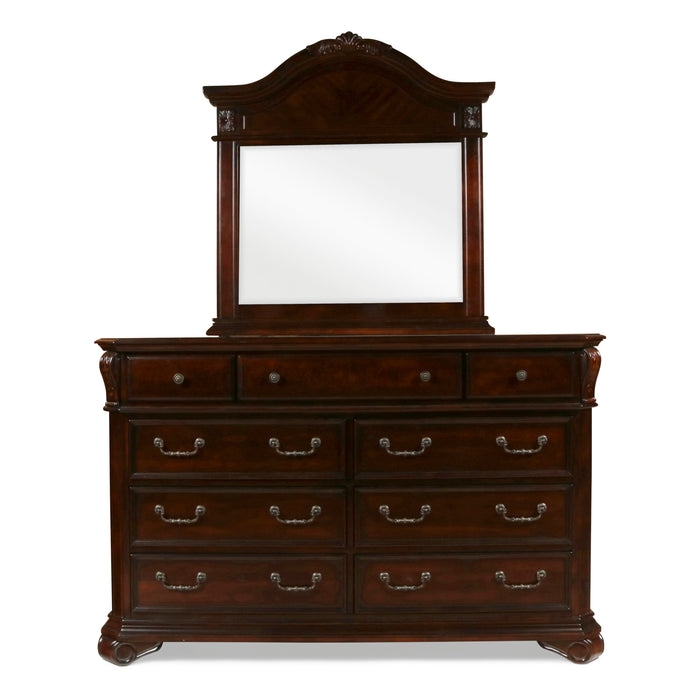 EMILIE MIRROR- TUDOR BROWN