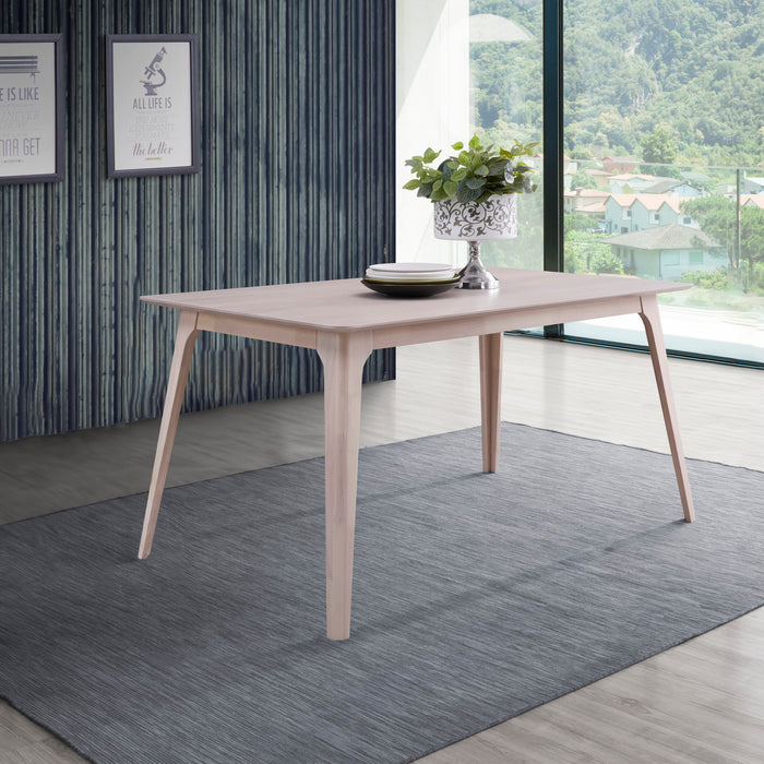 OSCAR 60" TABLE-WHITE ASH