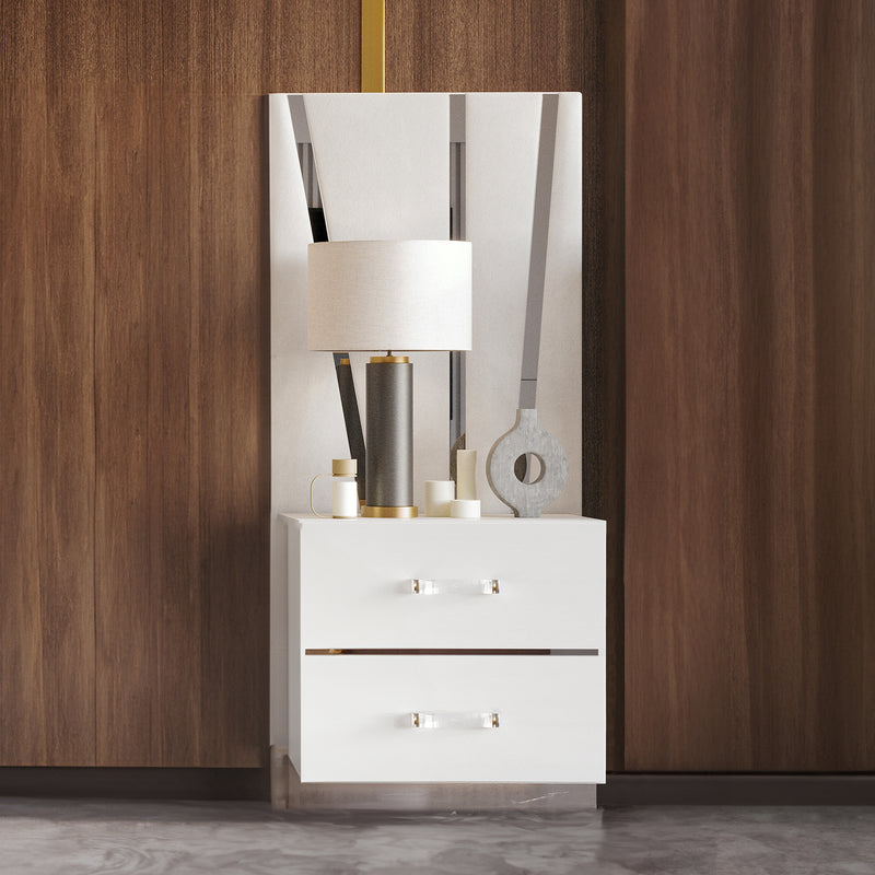 EUROPA - 2 NIGHTSTAND W/ PANELS