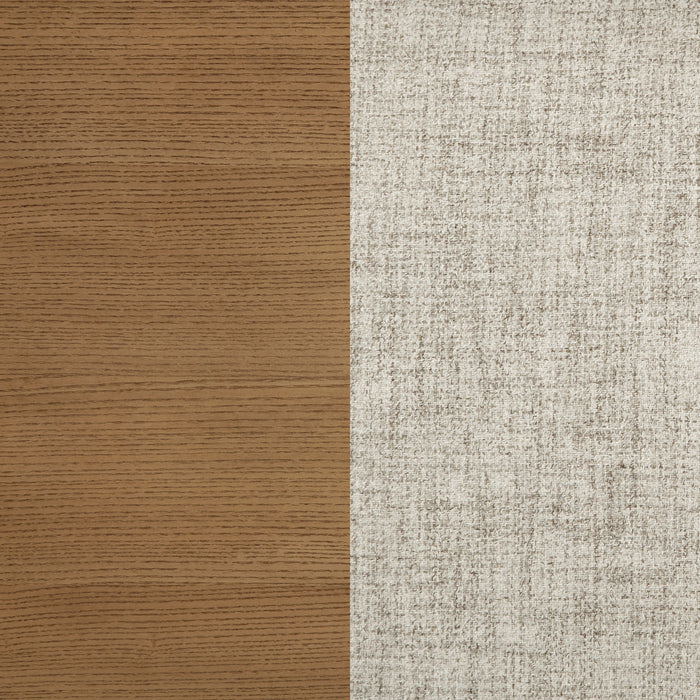 Bruner Upholstered Side Chair Natural Brown (Set of 2)