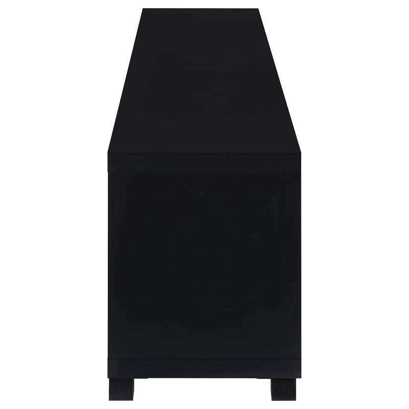 Sachin 3-piece Entertainment Center 79-inch TV Stand Black