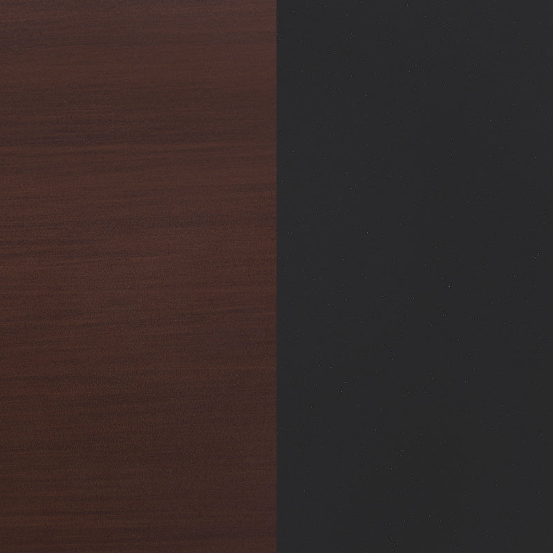 Zimmerlee 2-drawer Side Table with Shelf Rust Brown