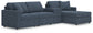 Seccional de 4 piezas Modmax con chaise y consola de almacenamiento