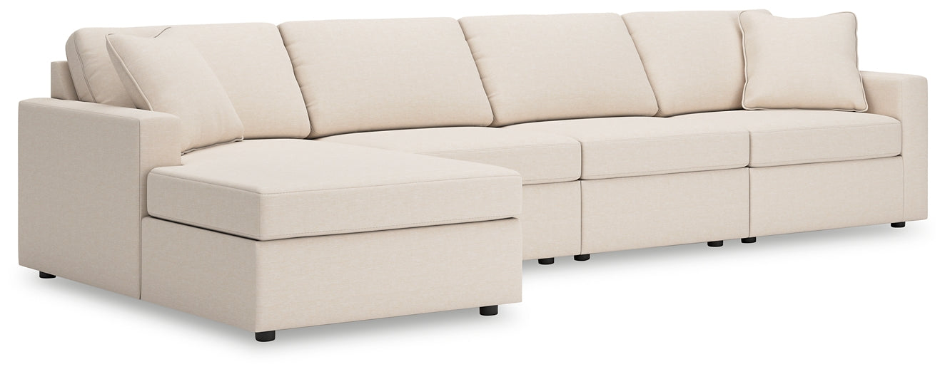 Seccional de 4 piezas con chaise longue Modmax