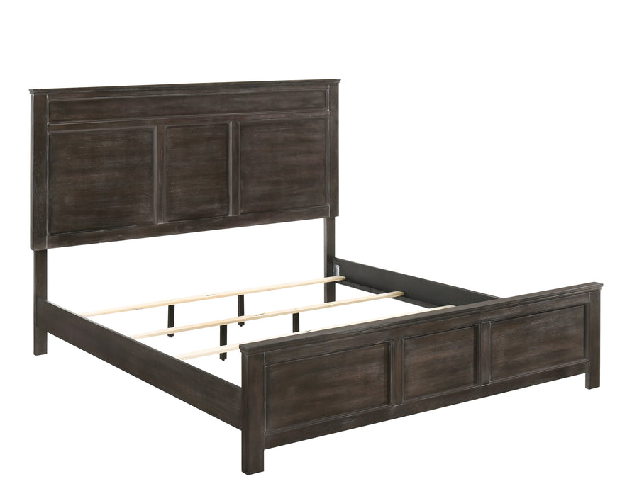 ANDOVER 6/6 EK BED-NUTMEG