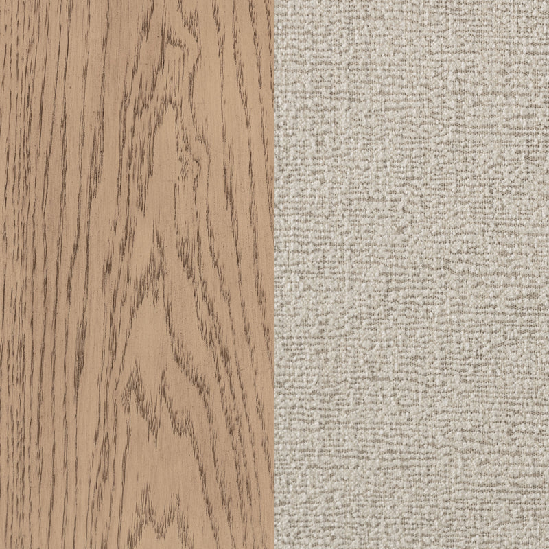 Kailani 52-inch Queen Wingback Bed Beige Oak