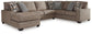 Seccional de 3 piezas con chaise longue Cannonbrook