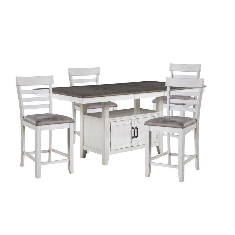 RICHLAND COUNTER TABLE + 4 CHAIRS