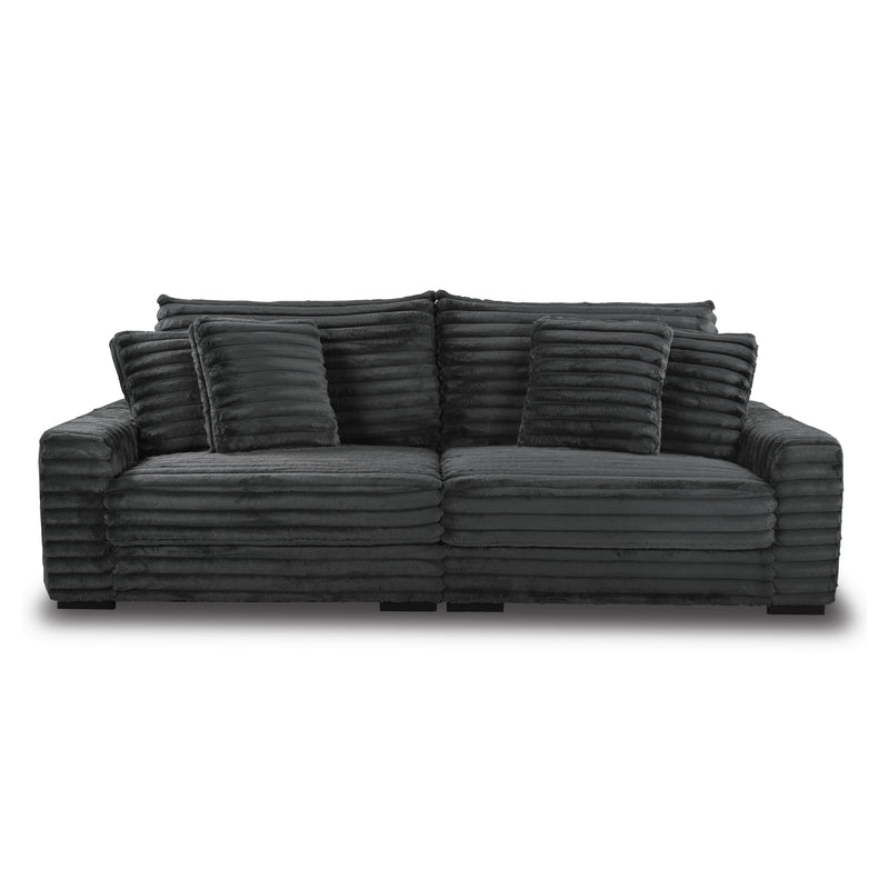 EMBRACE - 2 PC SOFA (10r+10l) CHARCOAL
