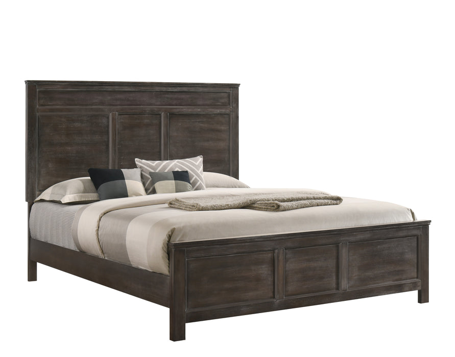 ANDOVER 6/6 EK BED-NUTMEG