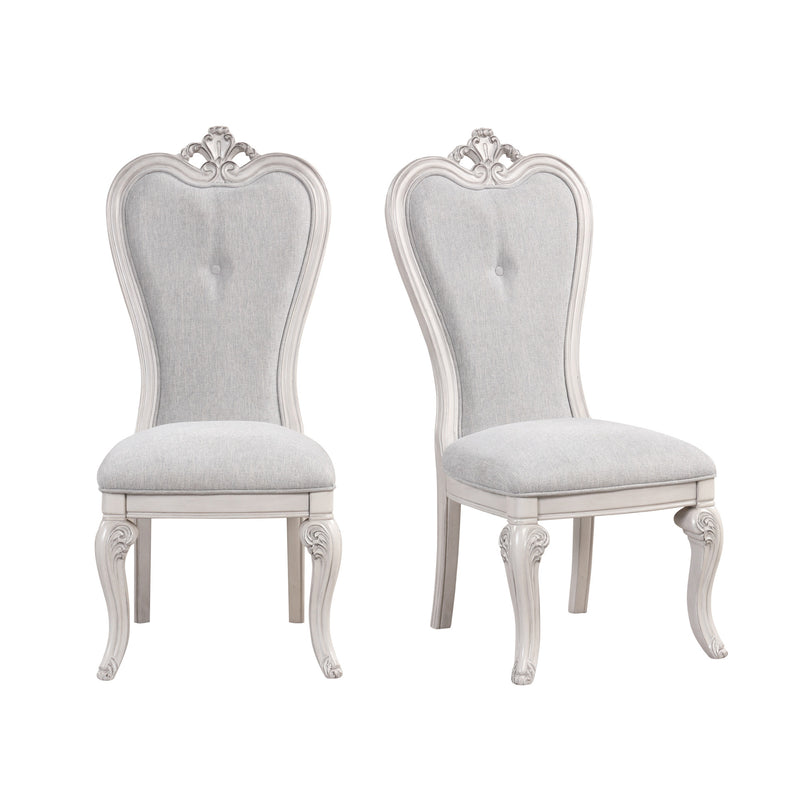 CAMBRIA HILLS SIDE CHAIR-MIST GRAY (2 PER CARTON)