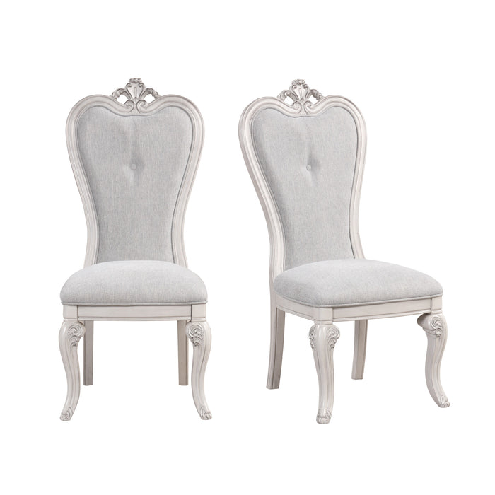 CAMBRIA HILLS SIDE CHAIR-MIST GRAY (2 PER CARTON)